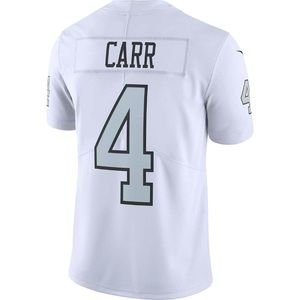 Men's Las Vegas Raiders Derek Carr Nike White Vapor F.U.S.E. Limited Jersey